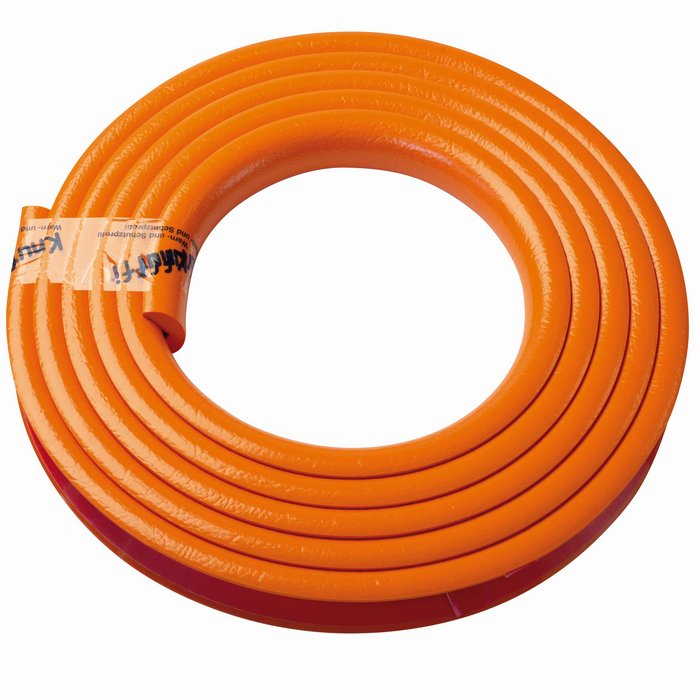 Elastyczny profil ostrzegawczo-ochronny Knuffi, typ A, pomarańczowy, 1000 mm