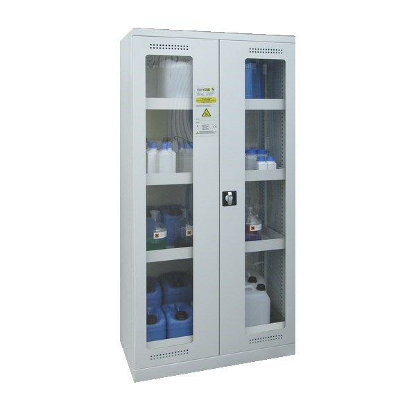 Szafa zabezpieczająca (trujące) Topserw MODUS L, 2-drzwiowa, CLA-GL szare, 3 półki, CHS 950