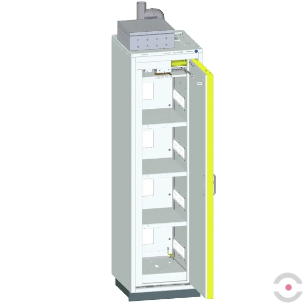 Szafa ognioodporna Topserw BATT-90 M, ładowanie baterii, 230V, 3 półki, BATTERY, 90 min