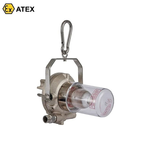 Lampa górnicza Ex Atex Topserw WOLF Baylight, sprężone powietrze, 360 stopni