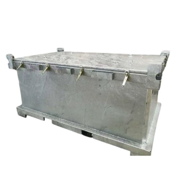 Pojemnik PG1 do transportu (ADR), składowania baterii i akumulatorów Topserw, 2890 l, stal ocynkowana, wypełniacz PyroBubbles