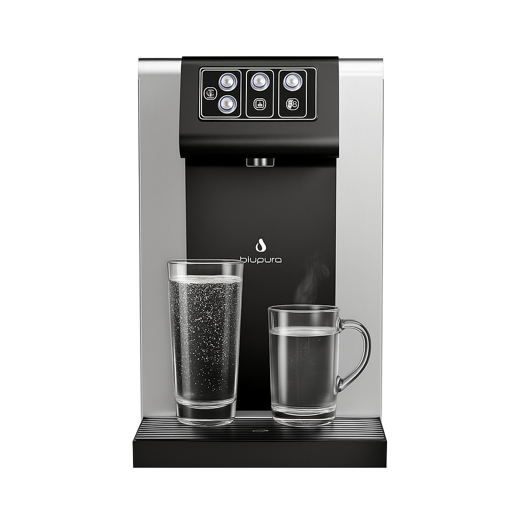 Dystrybutor wody pitnej Zdrojownia BLUSoda Hot 45 Fizz, woda gazowana, gorąca, chłodzona