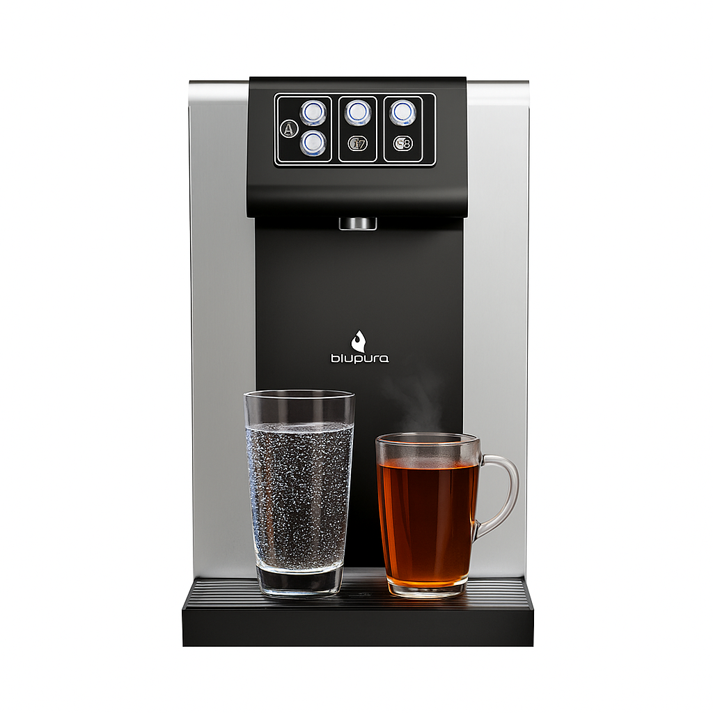 Dystrybutor wody pitnej Zdrojownia BLUSoda Hot 30 Fizz, woda gazowana, gorąca, chłodzona