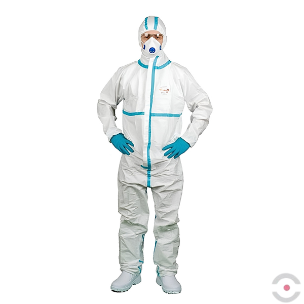 Kombinezon ochronny OxyChem C310 MPFL, typ 4,5,6, rozmiar XXL, biały