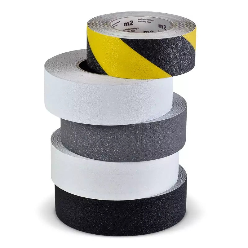 Taśma antypoślizgowa Easy Clean R10, rolka, żółty/czarny , S*D 50 mm*18,3 m