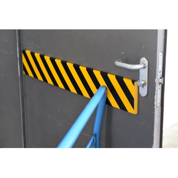 Elastyczny profil ostrzegawczo-ochronny Knuffi, typ D, żółty/czarny, 1000 mm