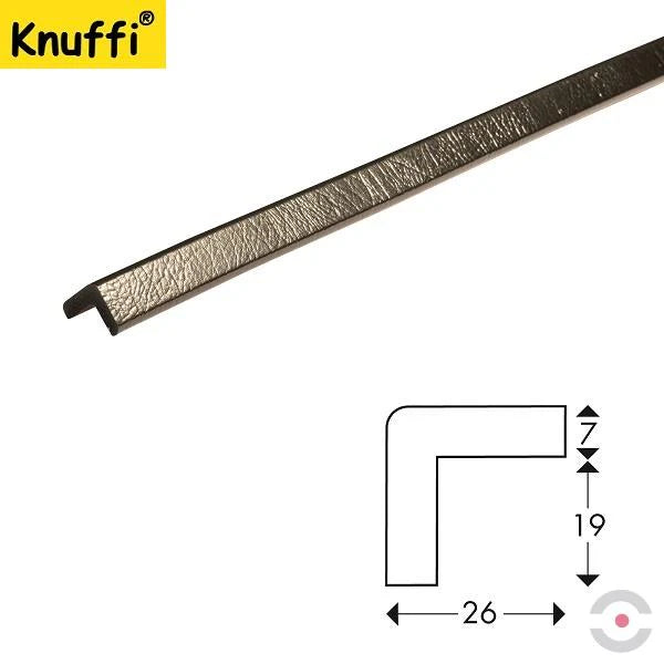 Elastyczny profil ostrzegawczo-ochronny Knuffi, typ E, czarny, 50 m
