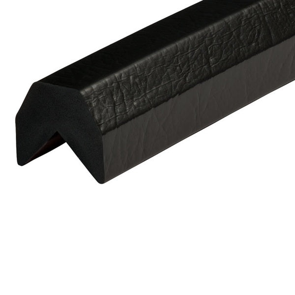 Elastyczny profil ostrzegawczo-ochronny Knuffi,typ AA, czarny, 1000 mm