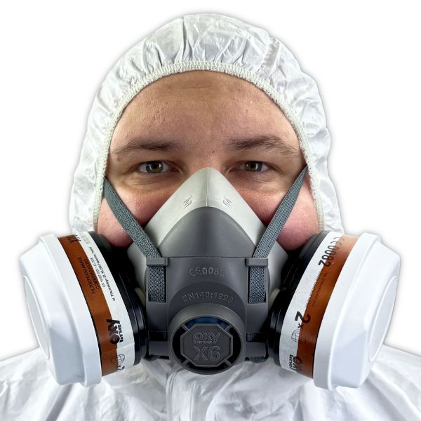 Zestaw ochronny OxyPro Painter Expert (półmaska S+filtropochłaniacz), wiaderko