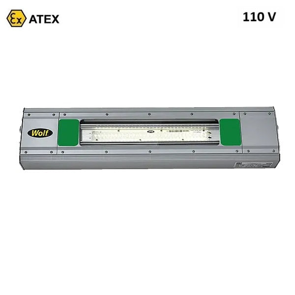Lampa awaryjna Ex ATEX Topserw WOLF LMX2E-L-60, zasilanie 110 V, DLO, Zone 1, 21