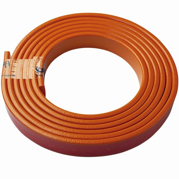 Elastyczny profil ostrzegawczo-ochronny Knuffi, typ F, pomarańczowy, 1000 mm