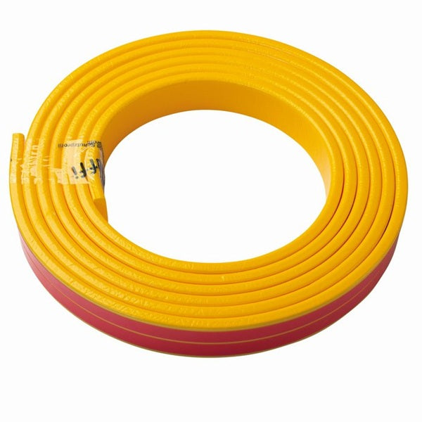 Elastyczny profil ostrzegawczo-ochronny Knuffi, typ F, żółty, 1000 mm