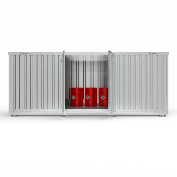 Magazyn chemiczny izolowany Topserw SLT 6*2, S*G*W 6075*2075*2375 mm, galwanizowany, jednomodułowy