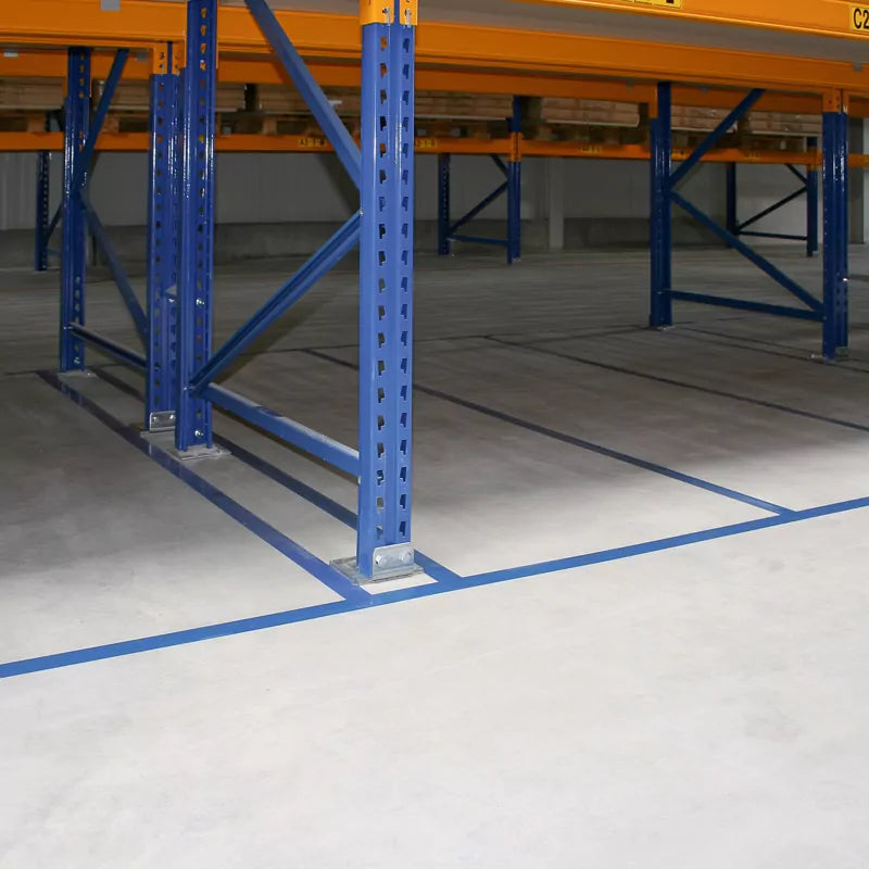 Taśma do znakowania podłóg Floor Marking, standardowa, rolka, niebieska, S*D 75 mm*33 m