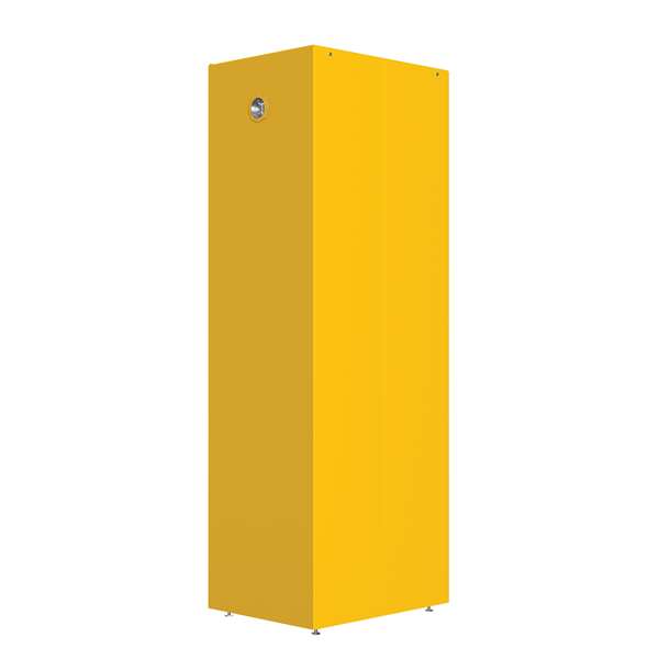 Szafa zabezpieczająca Slimline 83 l, samozamykacz, na materiały łatwopalne, 1-drzwiowa, żółty