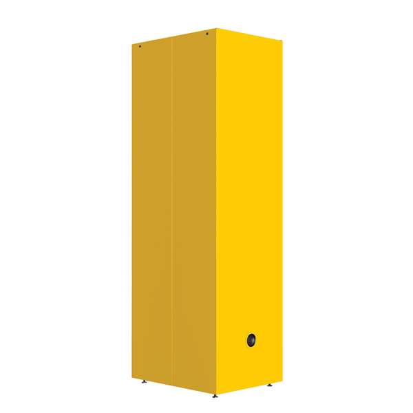 Szafa zabezpieczająca Slimline 83 l, samozamykacz, na materiały łatwopalne, 1-drzwiowa, żółty
