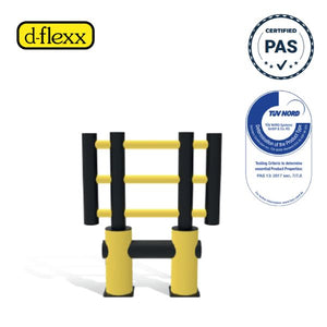 Bariera ochronna elastyczna d-flexx KILO, 1000 mm