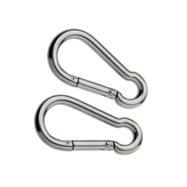 Karabińczyk do lamp LX-400, długość 120 mm, wejście 17 mm, 2 szt