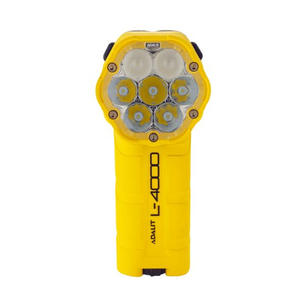 Latarka Ex ATEX Topserw ADALIT L-4000 akumulatorowa, ruchoma głowica, 7*LED, Zone ‘0’, ‘20’