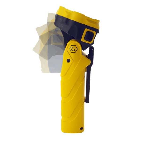 Latarka Ex ATEX Topserw ADALIT L-4000 akumulatorowa, ruchoma głowica, 7*LED, Zone ‘0’, ‘20’