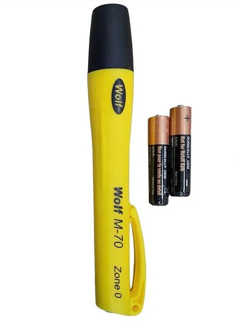 Latarka Ex ATEX Topserw WOLF M-70 bateryjna, kontrolna, 1*LED, Zone ‘0’, ‘20’