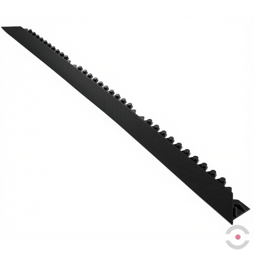 Listwa najazdowa do wykładzin przemysłowych, Skywalker, obrzeże męskie, 91 cm, obszar suchy, czarny