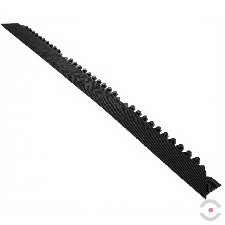 Listwa najazdowa do wykładzin przemysłowych, Skywalker, obrzeże męskie, 91 cm, obszar suchy, czarny