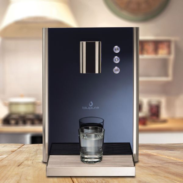 Dystrybutor wody pitnej Zdrojownia BLUGLASS 30 FIZZ, woda gazowana, chłodzona