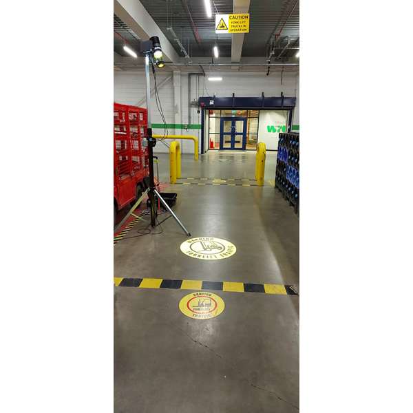 Projektor przemysłowy LED Topserw, 100W, obrotowy, zewnętrzny, IP65, optyka 30°