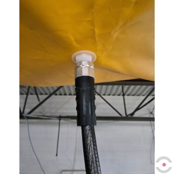 Płachta podsufitowa elastyczna Topserw, S*D 3700*3700, Ceiling Leak Diverters Grommets