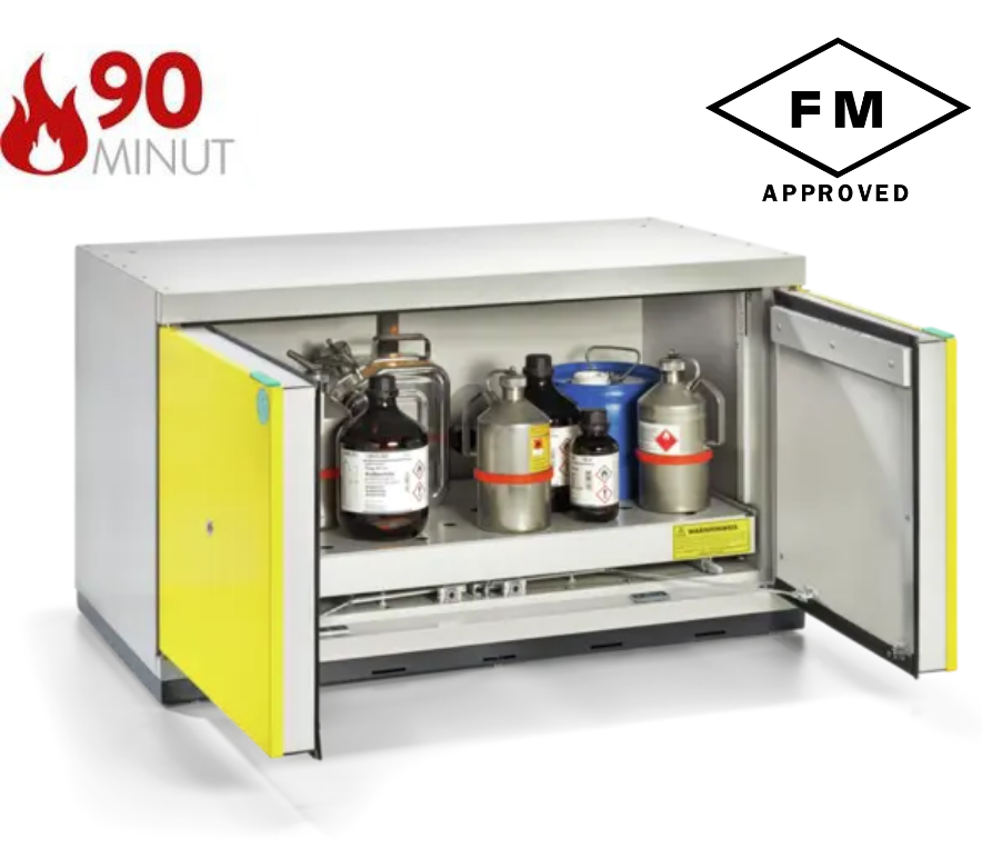 Szafa ognioodporna Topserw UNDER-90 L-5, 1 taca, drzwi PSH żółte, UTS, 90 min