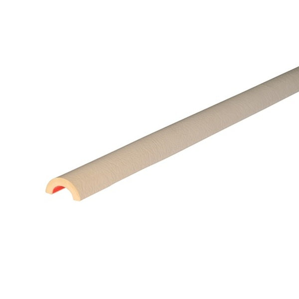 Elastyczny profil ostrzegawczo-ochronny Knuffi, typ R30, biały, 1000 mm