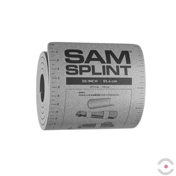 Szyna uniwersalna unieruchamiająca, 91*11 cm, szara, rolka