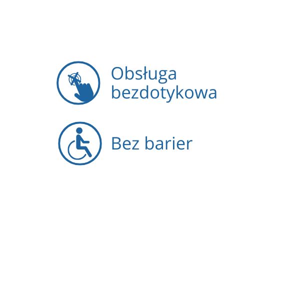 Zdrój wody pitnej Zdrojownia M-OBR, naścienny, sensor
