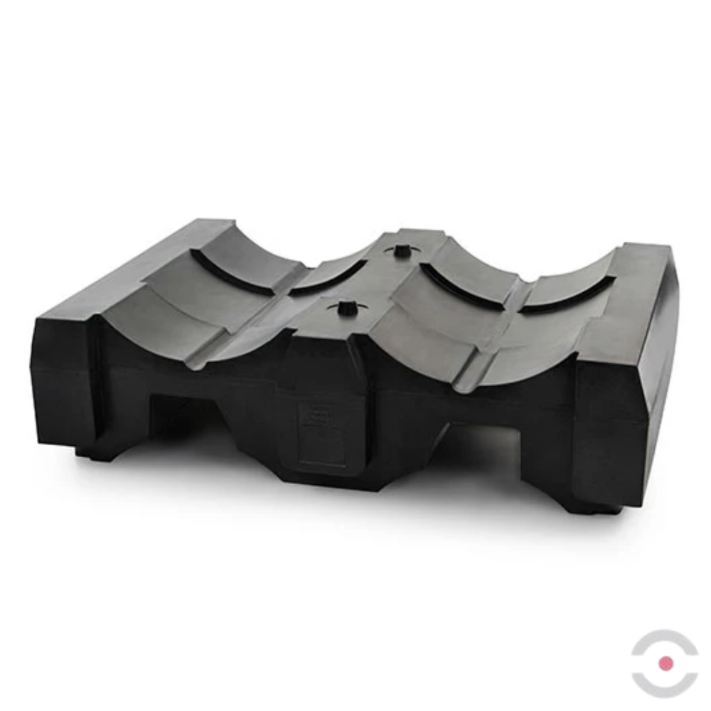 Moduł podwyższający polietylenowy Topserw, beczka 2*200 l, czarny, DRUM RACK