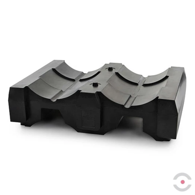 Moduł podwyższający polietylenowy Topserw, beczka 2*200 l, czarny, DRUM RACK