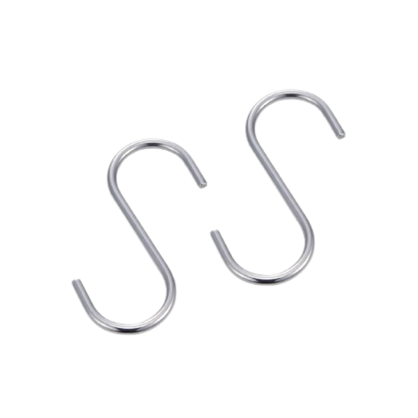 Haczyk typu S do lamp LX-400, długość 150 mm, szerokość 55 mm, 2 szt