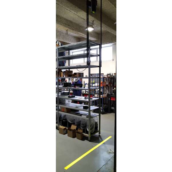 Projektor przemysłowy LED GOBO, 100W, optyka 45°, zewnętrzny, obrotowy, IP65