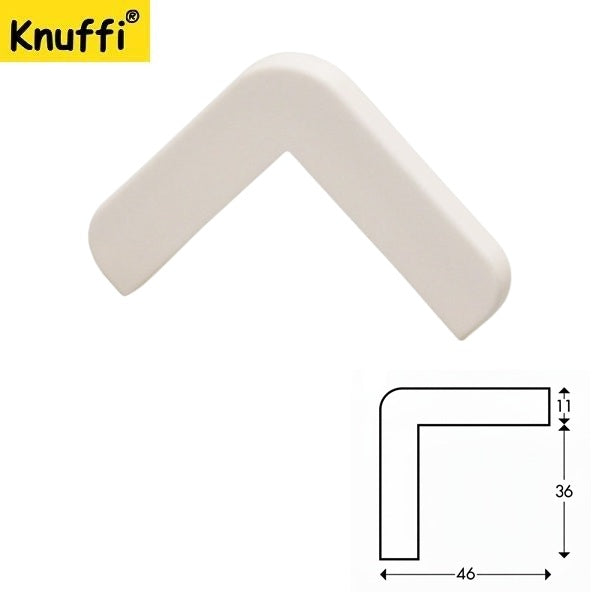 Zaślepka do profilu elastycznego Knuffi, typ H, biała, 2 szt.