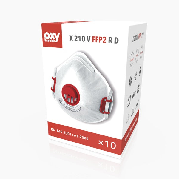 Półmaska filtrująca X 210V FFP2 R D, 1 szt.