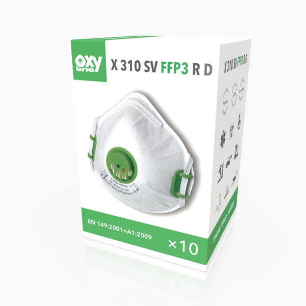 Półmaska filtrująca X 310 SV FFP3 R D, 1 szt.