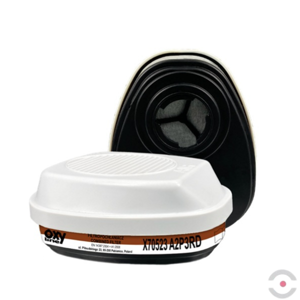 Filtropochłaniacz Oxyline OXYPRO X70523 A2 P3 R D, bagnet, 1 para