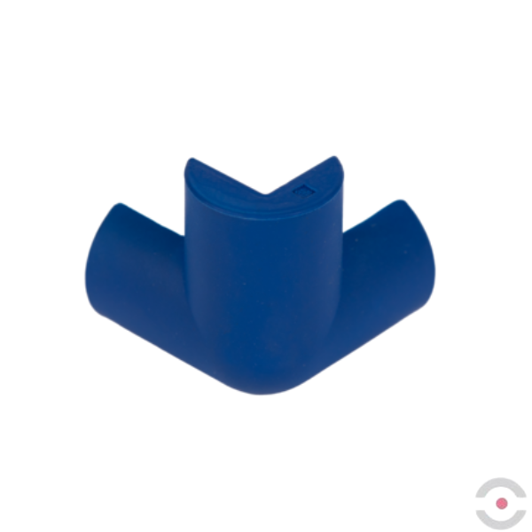 Narożnik ochronny blatu Knuffi, typ A3D, 3 wymiarowy, niebieski
