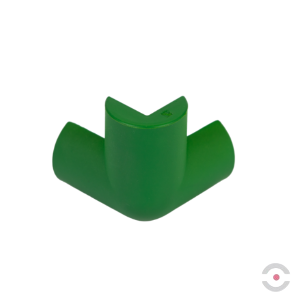 Narożnik ochronny blatu Knuffi, typ A3D, 3 wymiarowy, zielony