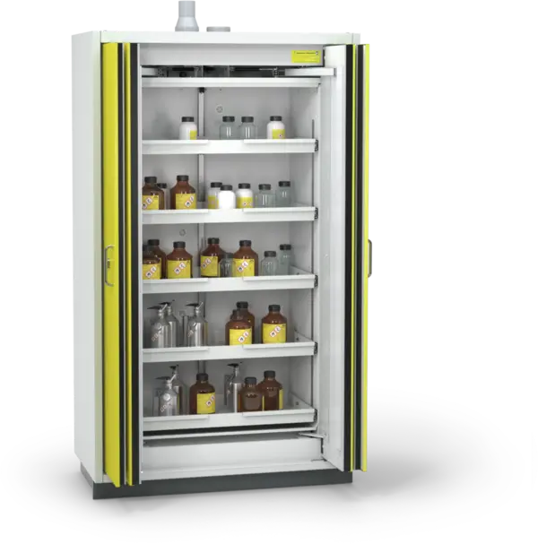 Szafa ognioodporna Topserw PRIME-90 XL, 5 półek wysuwanych, drzwi FSC żółte, PREMIUM, 90 min