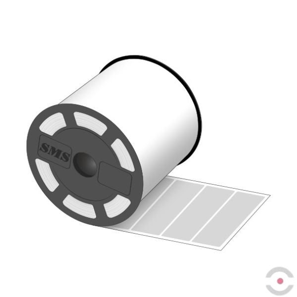 Etykiety ogólnego zastosowania (taśma/rolka), 100*52 mm, 547 szt., lekkobłyszczące aluminium