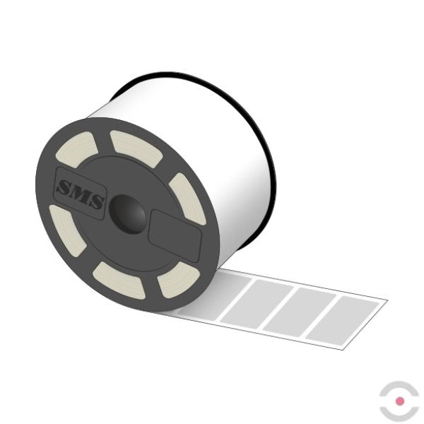 Etykiety ogólnego zastosowania (taśma/rolka), 60*35 mm, 781 szt., błyszczące aluminium