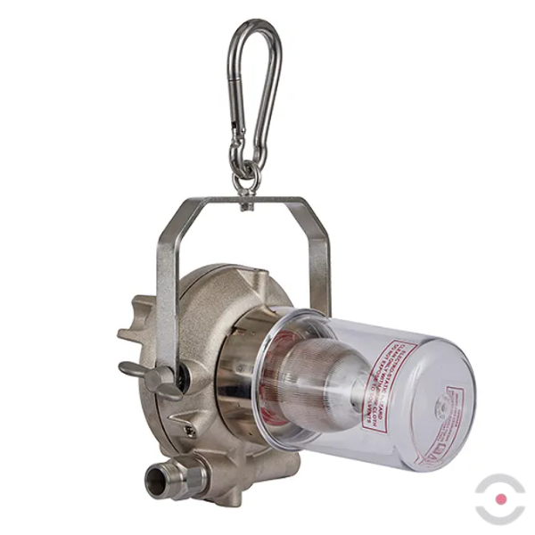 Lampa górnicza Ex Atex Topserw WOLF Baylight, sprężone powietrze, 360 stopni