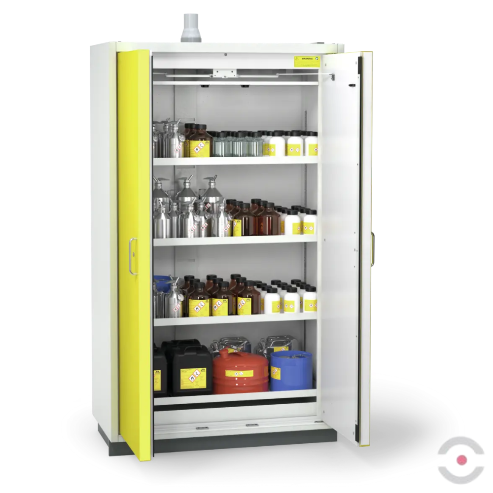 Szafa ognioodporna Topserw SAFE-90 XL, 4 półki, drzwi CLA żółte, CLASSIC, 90 min