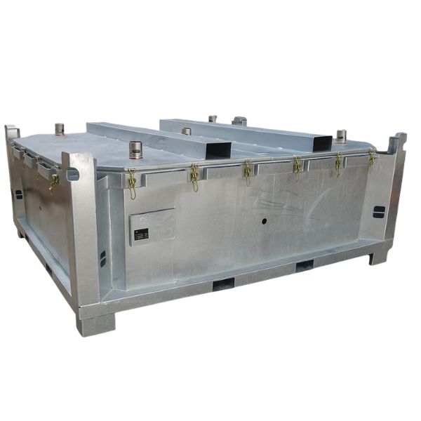 Pojemnik do testowania baterii i akumulatorów Topserw, 4903 l, stal ocynkowana